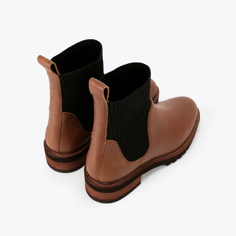 Botte Robuste Chelsea - Caramel