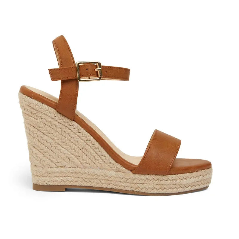 Amato Espadrille in Tan Smooth