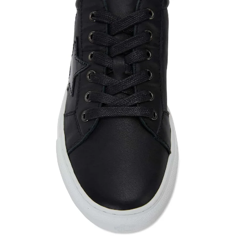 Campus Sneaker in Black Leather