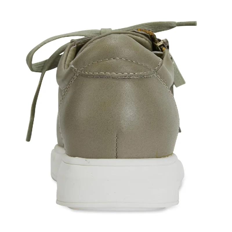 Carson Sneaker in Khaki Leather