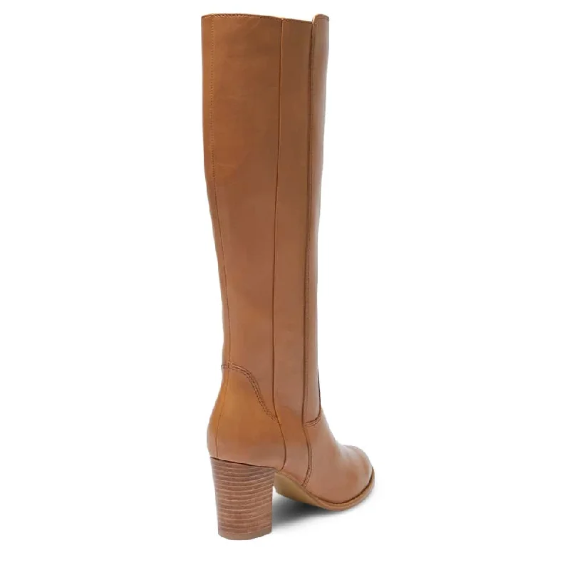 Germaine Boot in Tan Leather