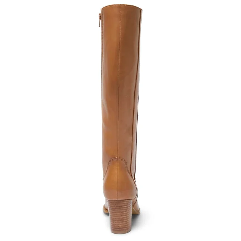 Germaine Boot in Tan Leather