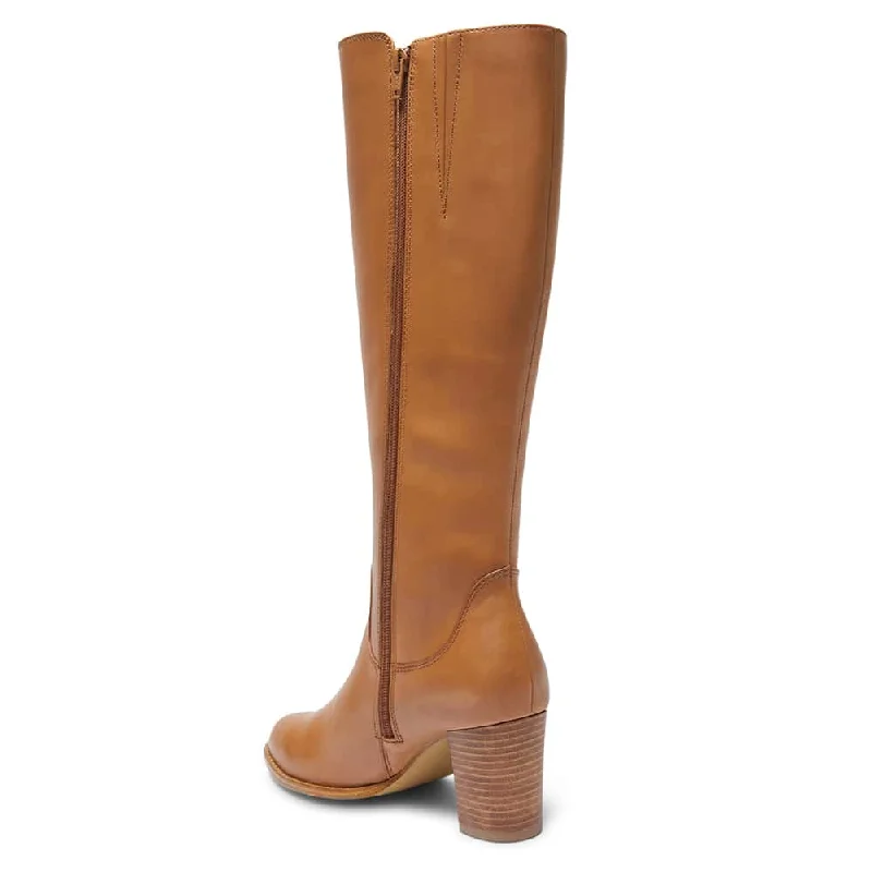 Germaine Boot in Tan Leather