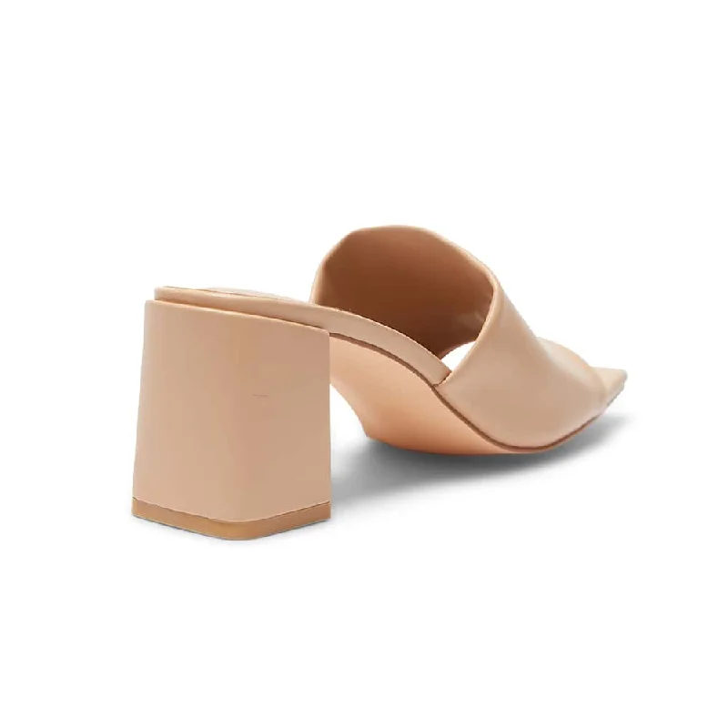 Gino Heel in Nude Smooth