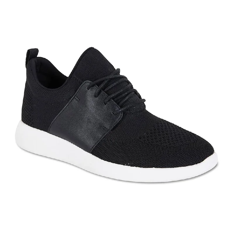 Guru Sneaker in Black Fabric