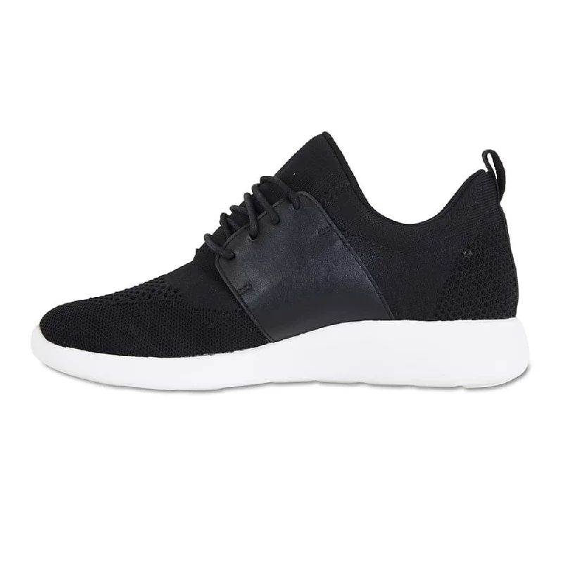 Guru Sneaker in Black Fabric