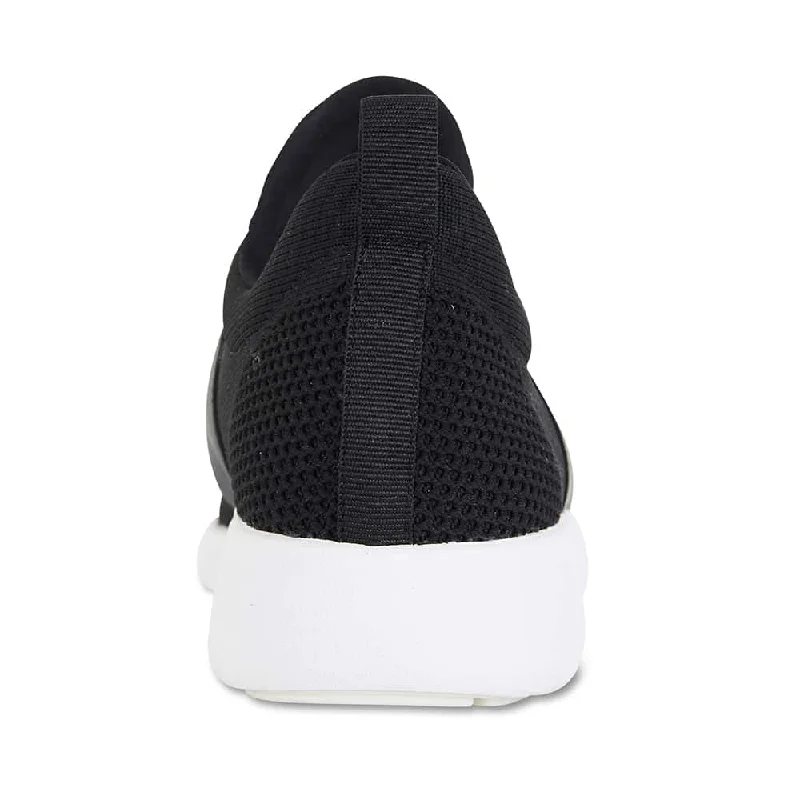 Guru Sneaker in Black Fabric