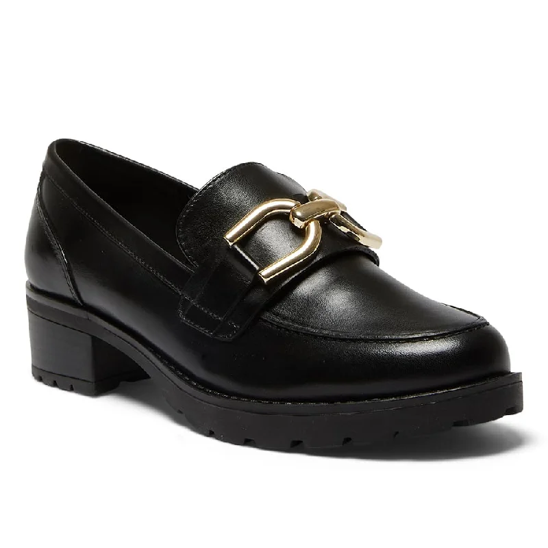 Impress Loafer in Black Leather