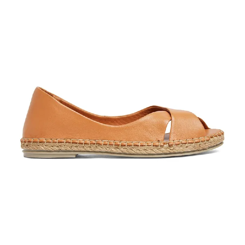 Kala Sandal in Cognac Leather