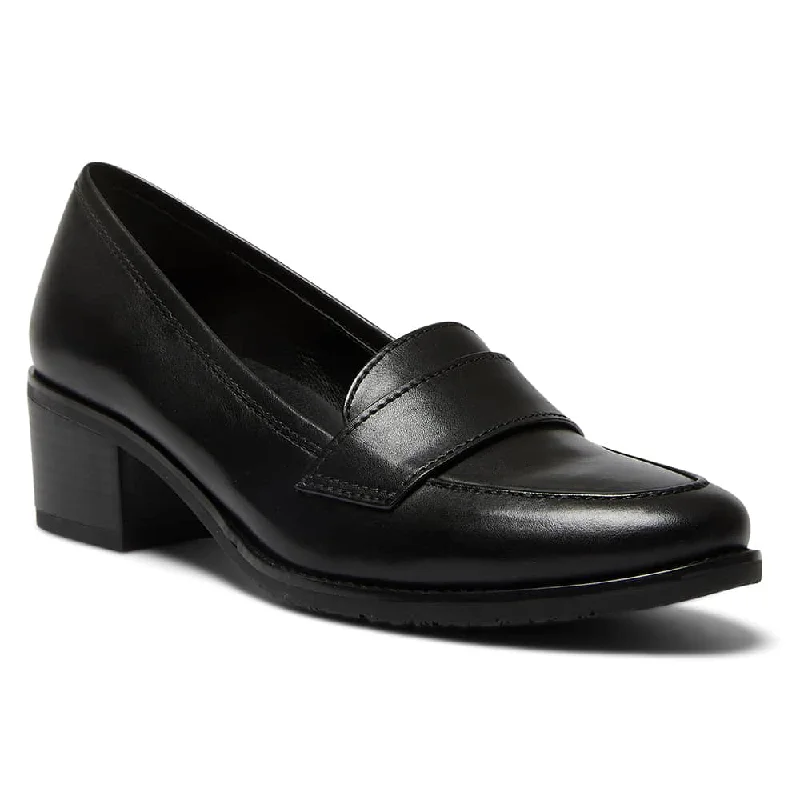 Napoli Loafer in Black Leather