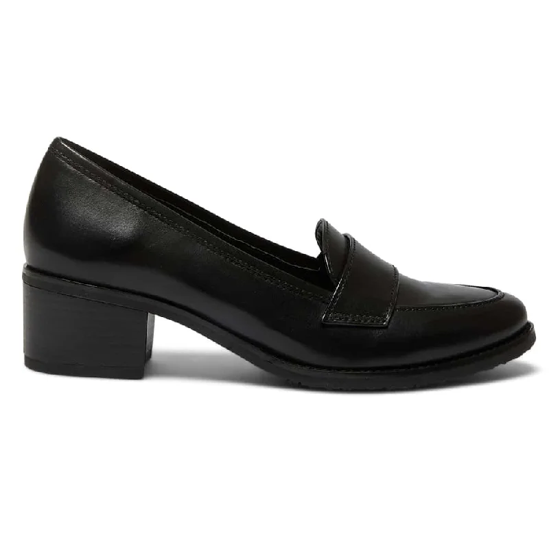 Napoli Loafer in Black Leather