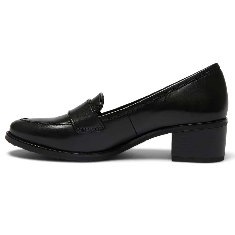 Napoli Loafer in Black Leather