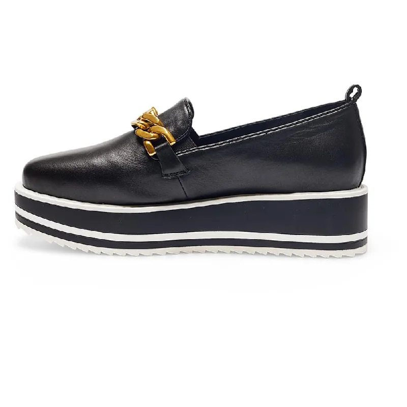 Oakland Loafer in Black Leather