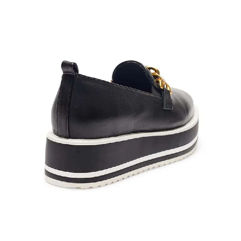 Oakland Loafer in Black Leather