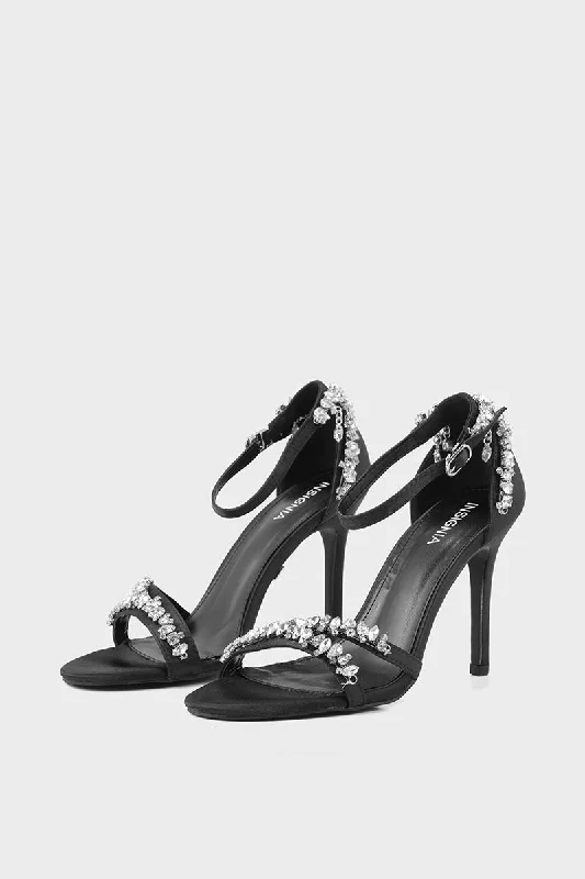 Party Wear Sandal I23715-Black