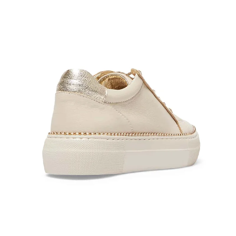 Persia Sneaker in Ivory Nappa Leather