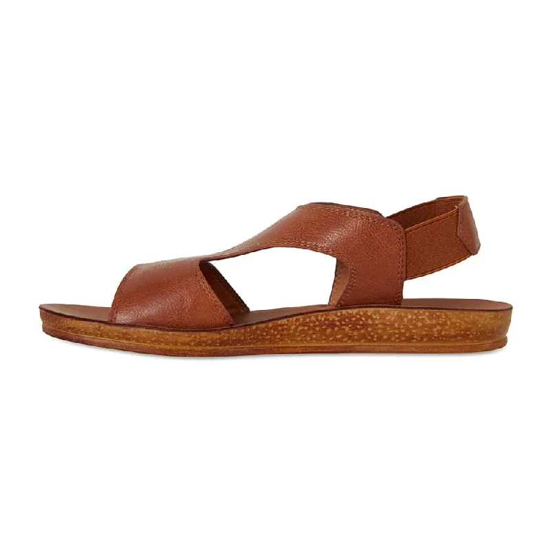 Reigan Sandal in Tan Smooth Smooth