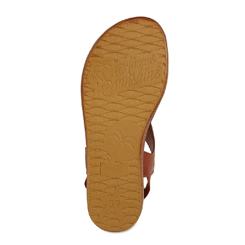 Reigan Sandal in Tan Smooth Smooth