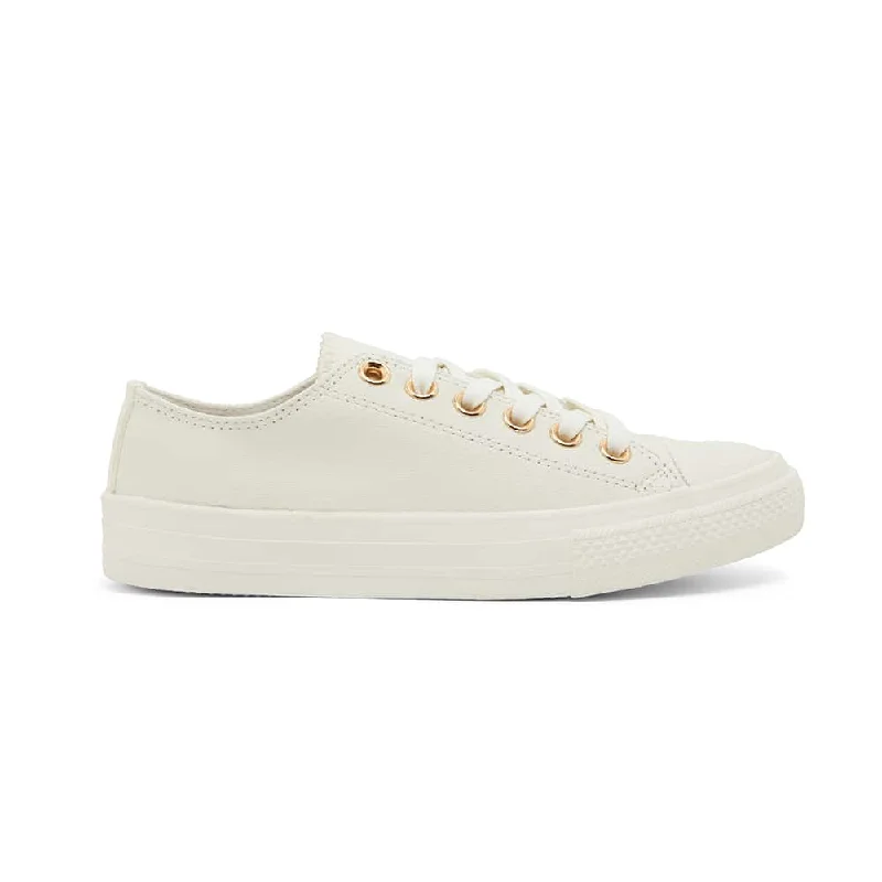 Sheldon Sneaker in White Leather