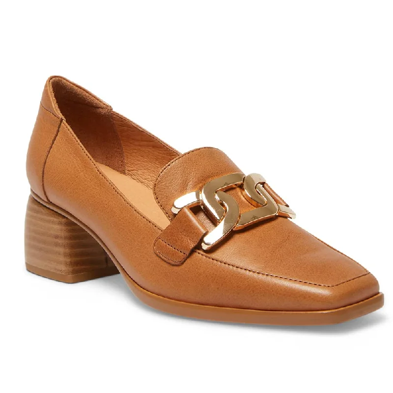 Sophia Loafer in Tan Leather