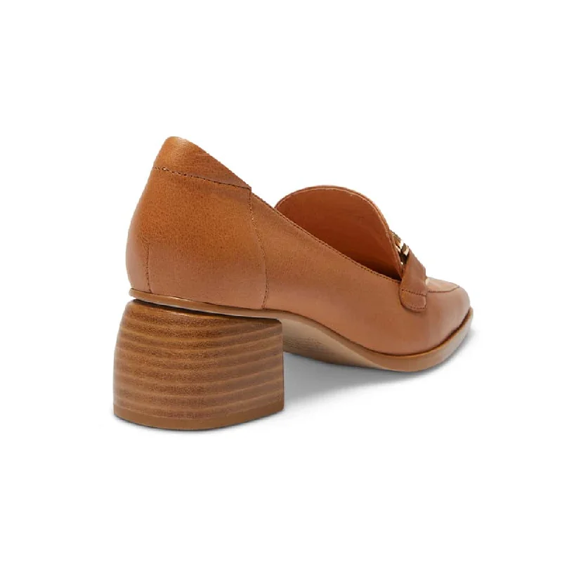 Sophia Loafer in Tan Leather