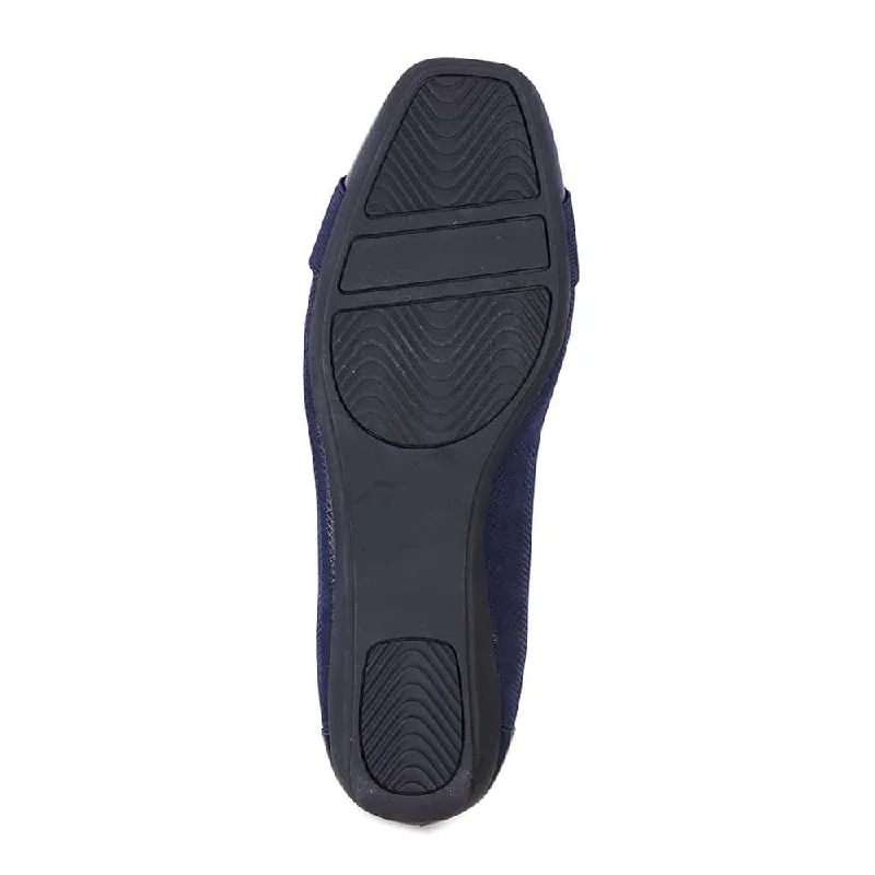 Tamsin Flat in Navy Patent