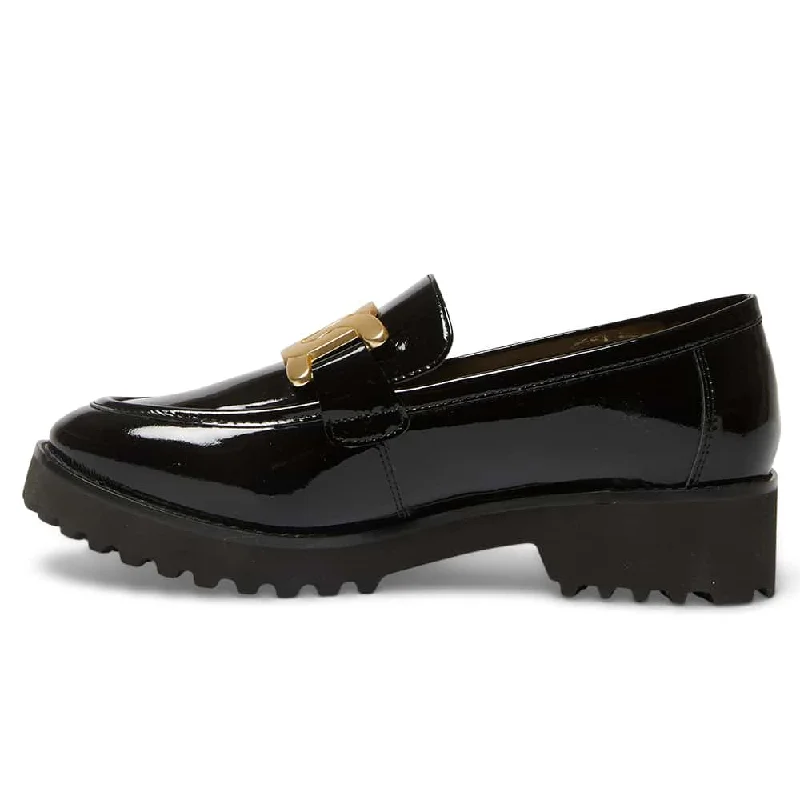 Valley Loafer in Black Patent