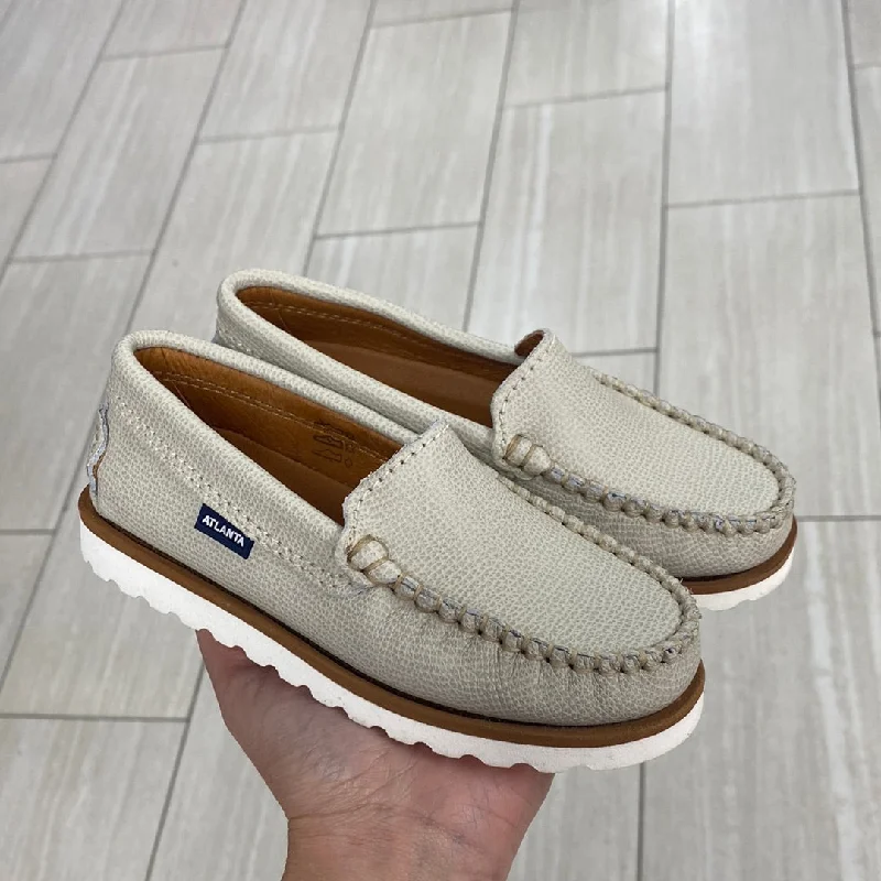 Atlanta Mocassin Sand Pebbled Boat Shoe