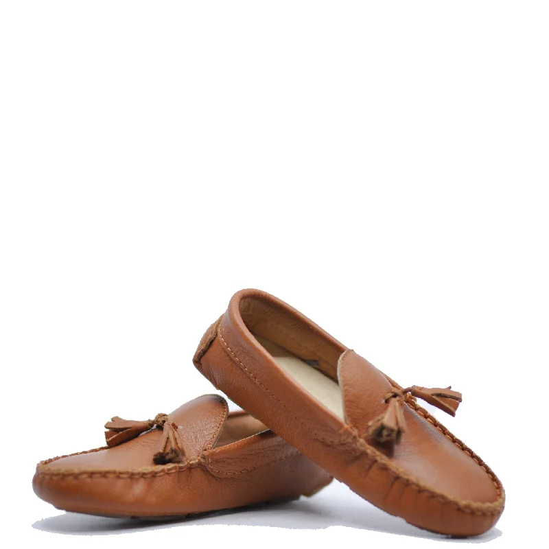 Babywalker Camel Tassel Slipper Loafer