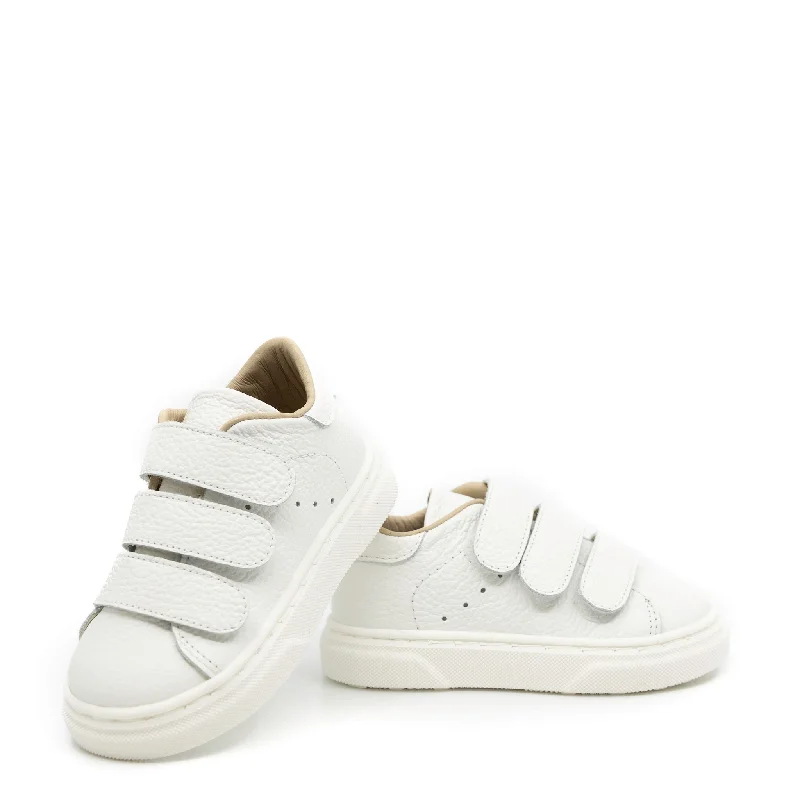 Babywalker White Leather Velcro Baby Sneaker