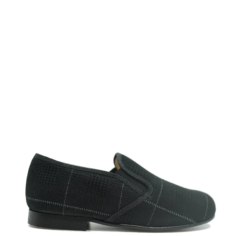 Beberlis Black Scottish Smoking Loafer