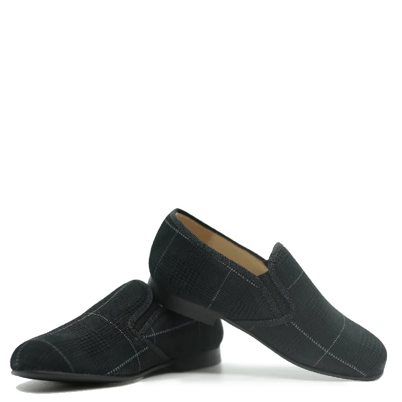 Beberlis Black Scottish Smoking Loafer