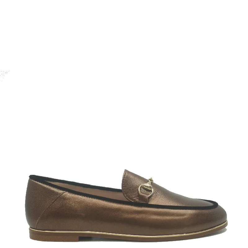 Beberlis Bronze Buckle Loafer