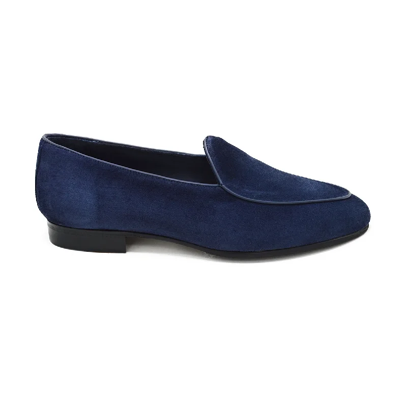 Berwick 1707 Classic Belgian Loafer (4950)- Florence Navy