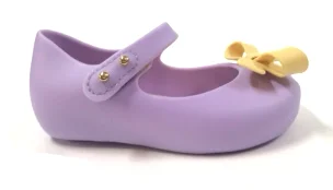 Mini Melissa Lavender and Yellow Bow Jelly