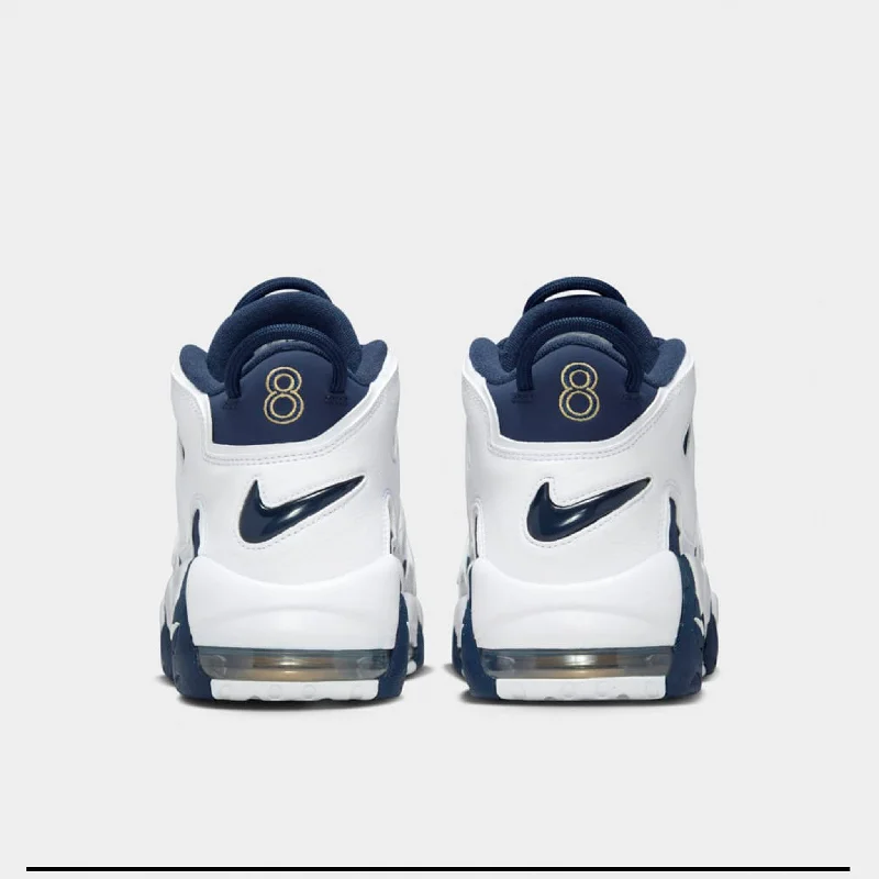 Nike Air More Uptempo '96 White / Midnight Navy - Metallic Gold