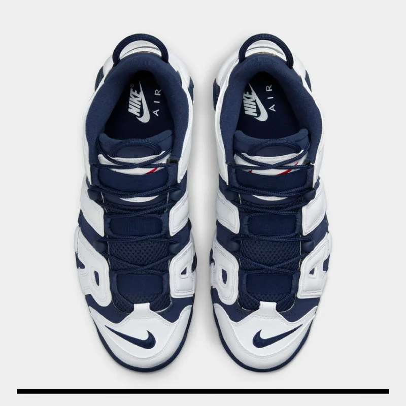 Nike Air More Uptempo '96 White / Midnight Navy - Metallic Gold