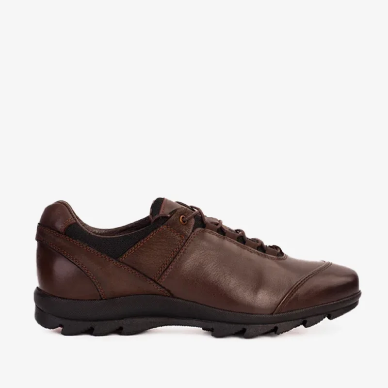 The Madrid Brown Leather Casual  Men Shoe