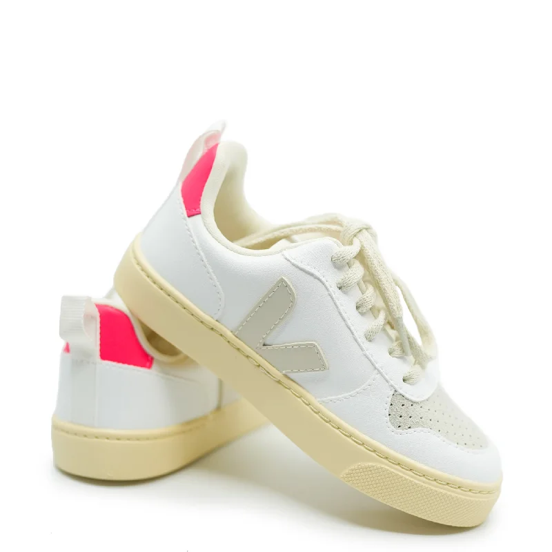 Veja White Rose Fluo Lace Sneaker