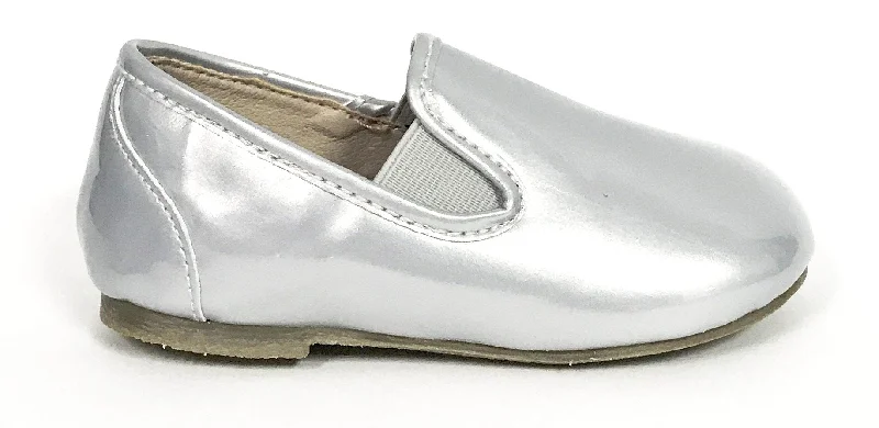 Zeebra Steel Grey Metallic Loafer- Hard Sole