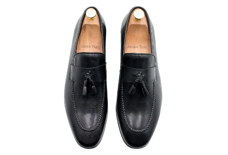 Aguilares Black Tassel Loafer