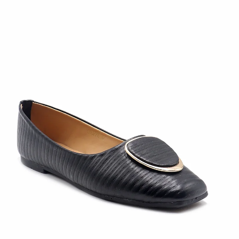 Black Casual Pumps 090776