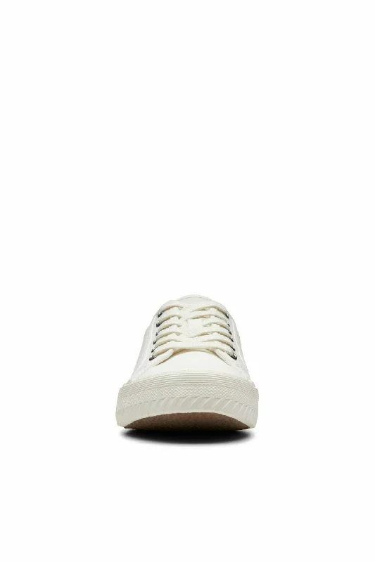 Clarks Roxby Lace in White Canvas