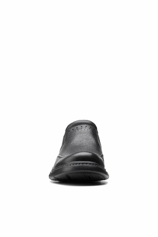 Clarks Un BrawleyStep Black Leather