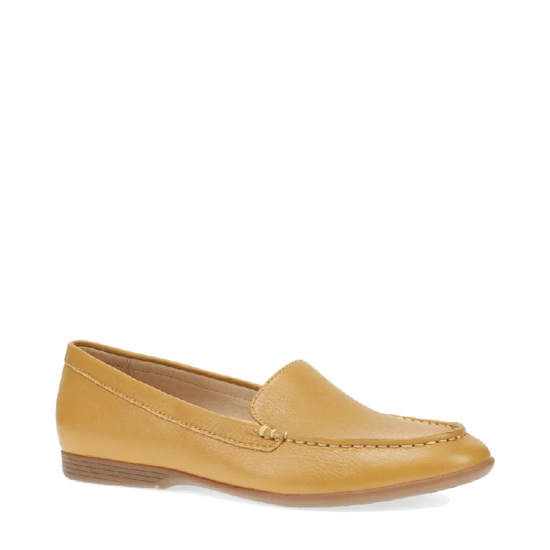 Dansko Women's Lorri Leather Loafer in Wheat Tan