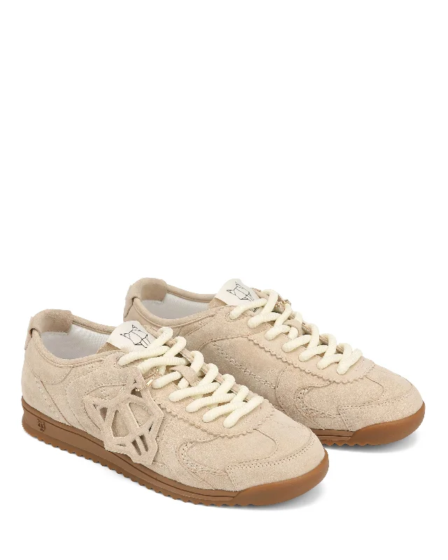 Exposed Off White Suede