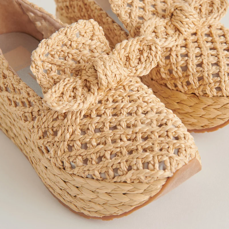 JAKA SNEAKERS LT NATURAL RAFFIA