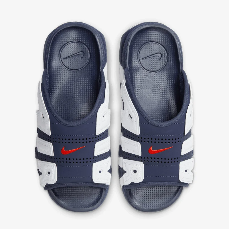 JORDAN | AIR MORE UPTEMPO { MIDNIGHT NAVY/UNIVERSITY RED-WHITE-CLEAR