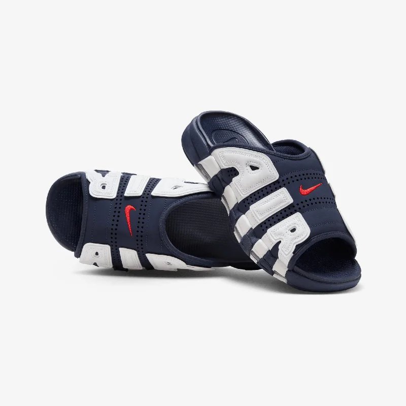 JORDAN | AIR MORE UPTEMPO { MIDNIGHT NAVY/UNIVERSITY RED-WHITE-CLEAR