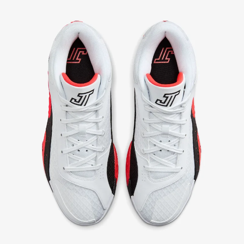 JORDAN | JASON TATUM 2PF { WHITE/BLACK-BRIGHT CRIMSON